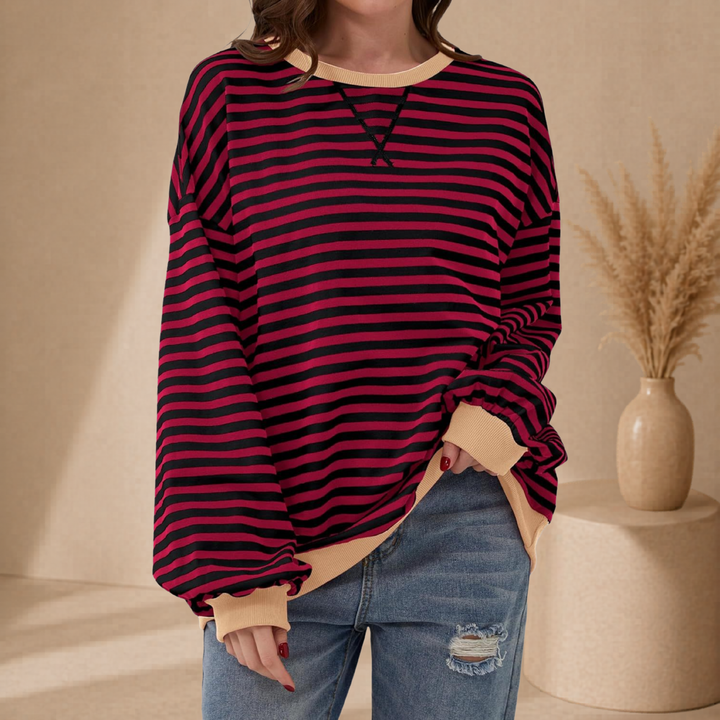Sofie | Gestreepte Oversized Sweater