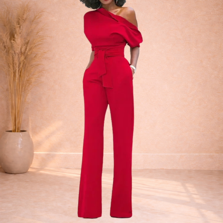 Yara | One-Shoulder Elegante Jumpsuit