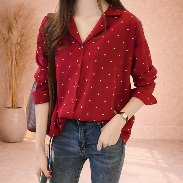 Noémi | Stippen Blouse