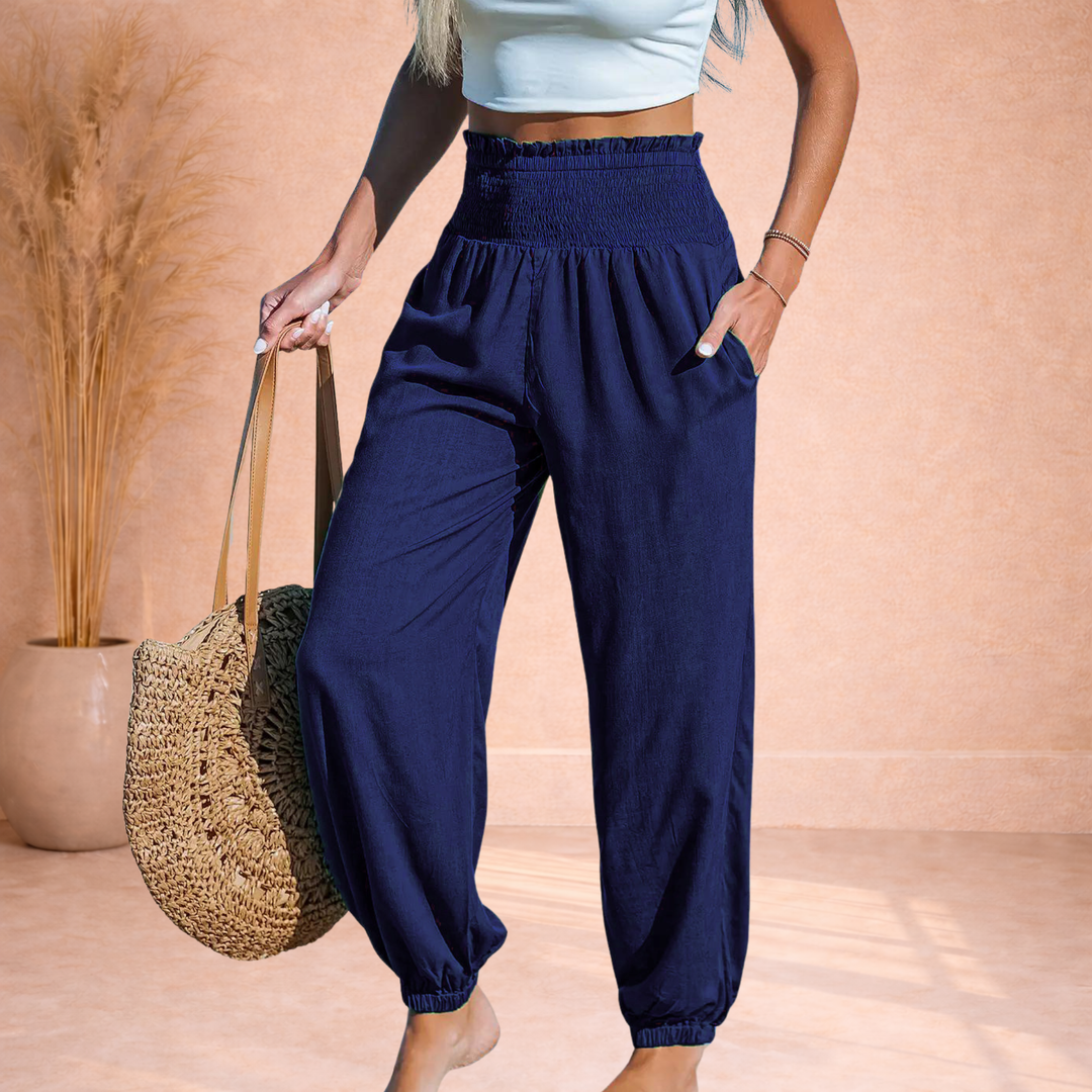 Sorelle | Luchtige High Waist Broek