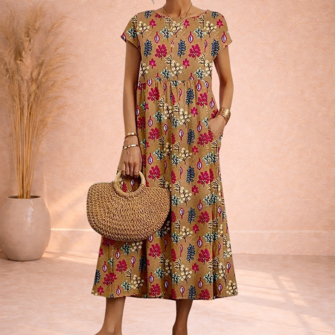 Elvina | Luchtige Maxi Jurk