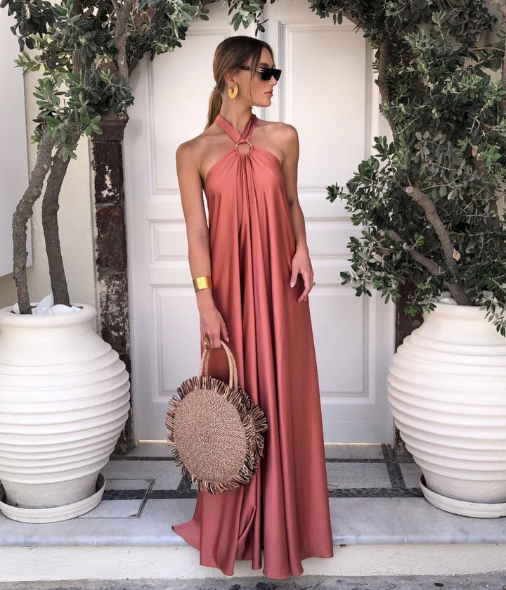 Serena | Halter Maxi Jurk