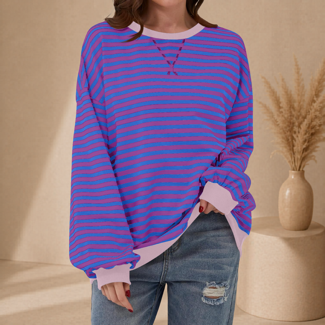 Sofie | Gestreepte Oversized Sweater