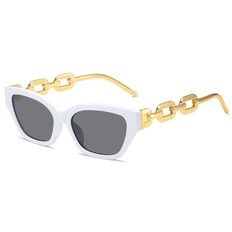 Amalia | Luxe Cat-Eye Zonnebril met Kettingdetail