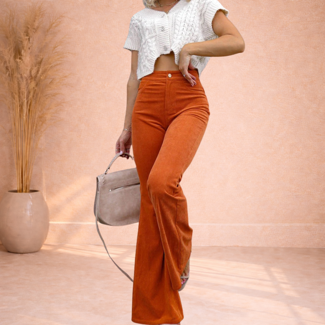 Zalina | High Waist Flare Broek
