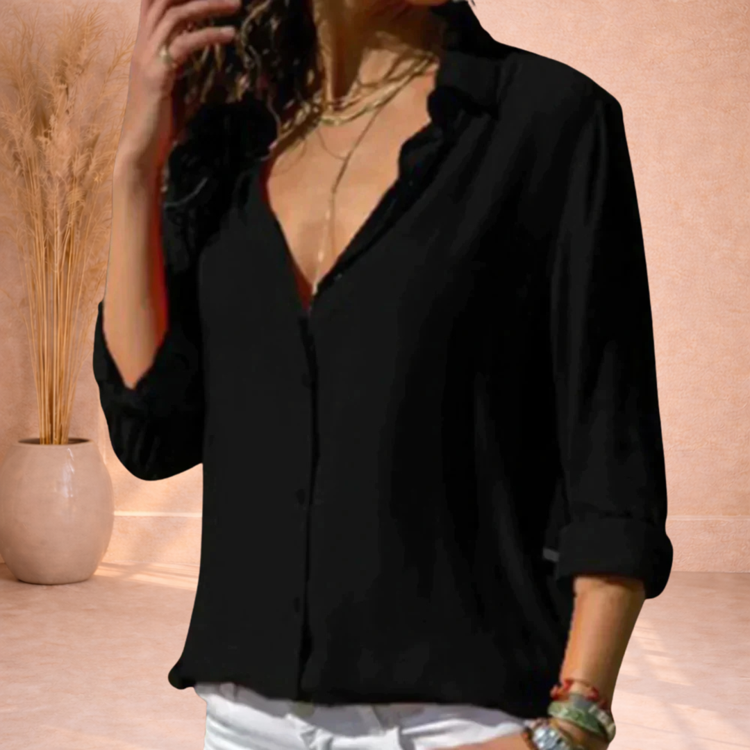 Lieke | Elegante Blouse met V-Hals