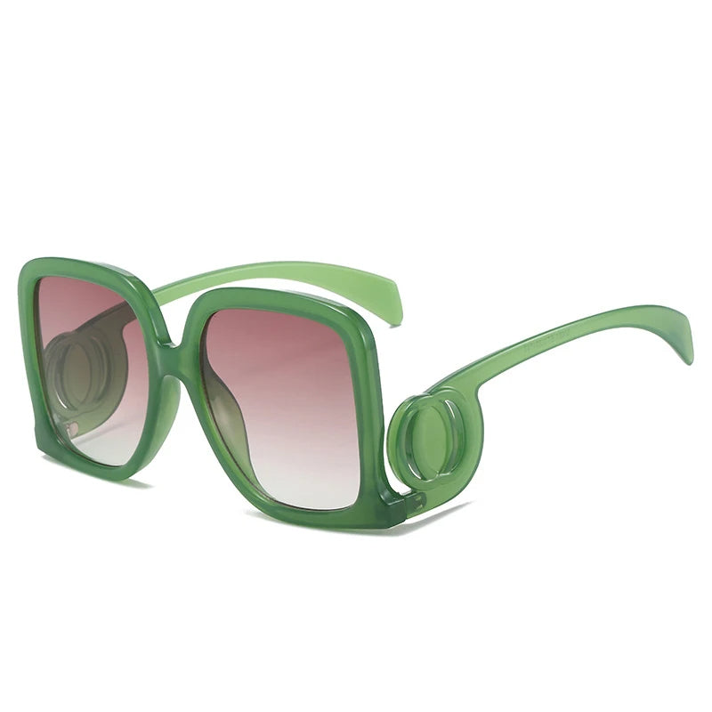 Amberly | Oversized Square Zonnebril
