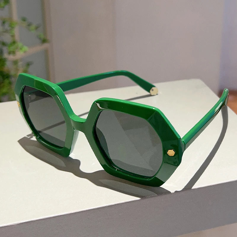 Amaury | Oversized Geometrische Zonnebril