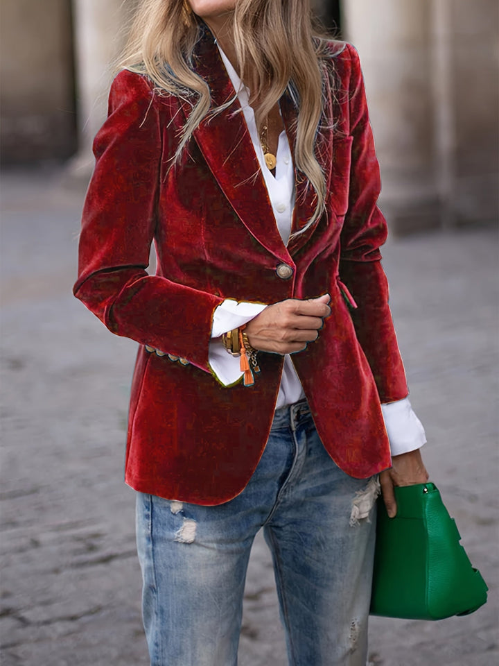 Marlies | Luxe Fluwelen Blazer