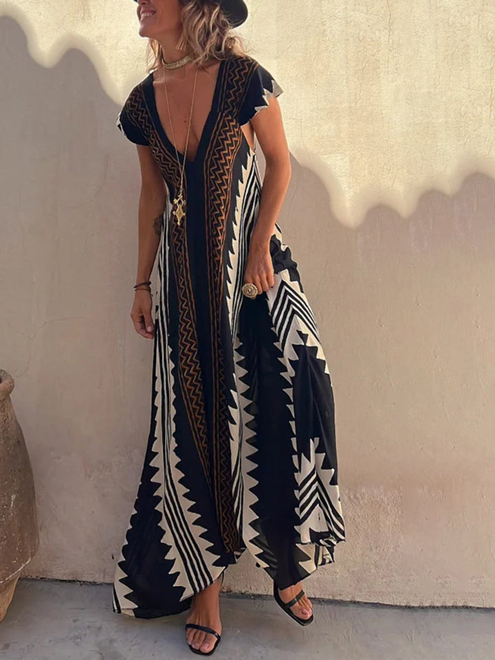 Elena | Bohemian Maxi Jurk