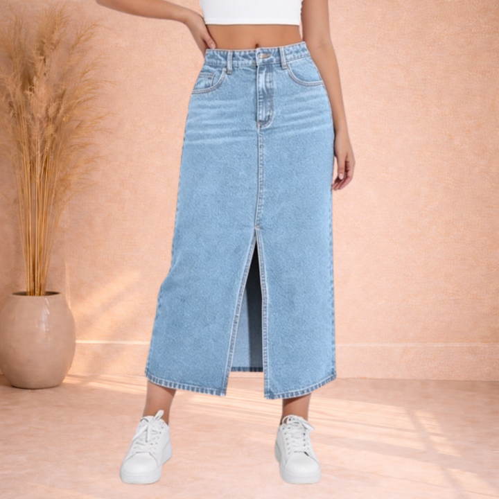 Léonie | Denim Midi Rok