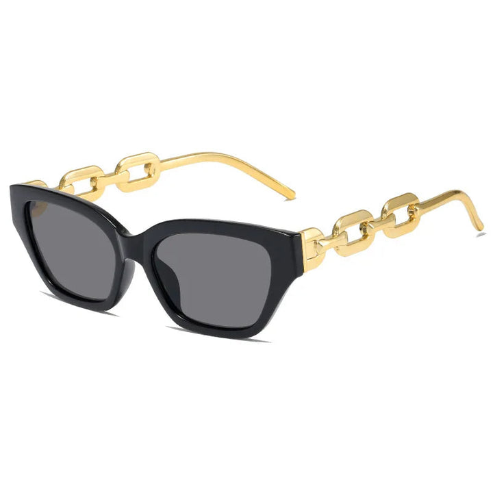 Amalia | Luxe Cat-Eye Zonnebril met Kettingdetail