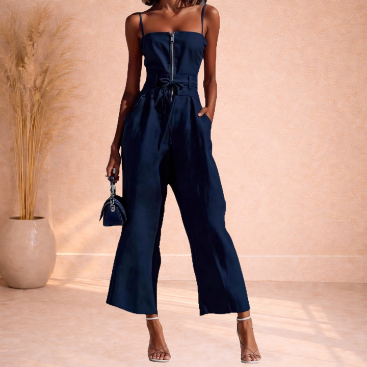Avery | Jumpsuit met Rits en Taillelint