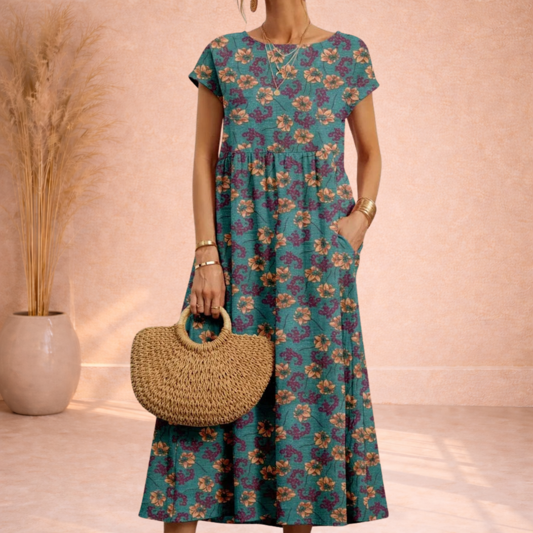 Elvina | Luchtige Maxi Jurk