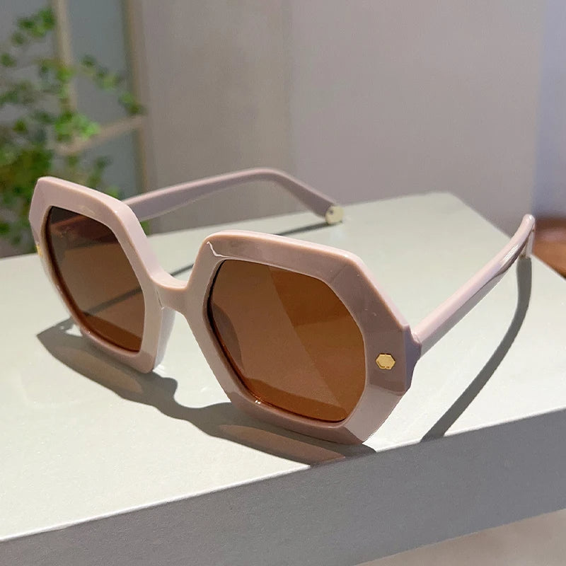 Amaury | Oversized Geometrische Zonnebril