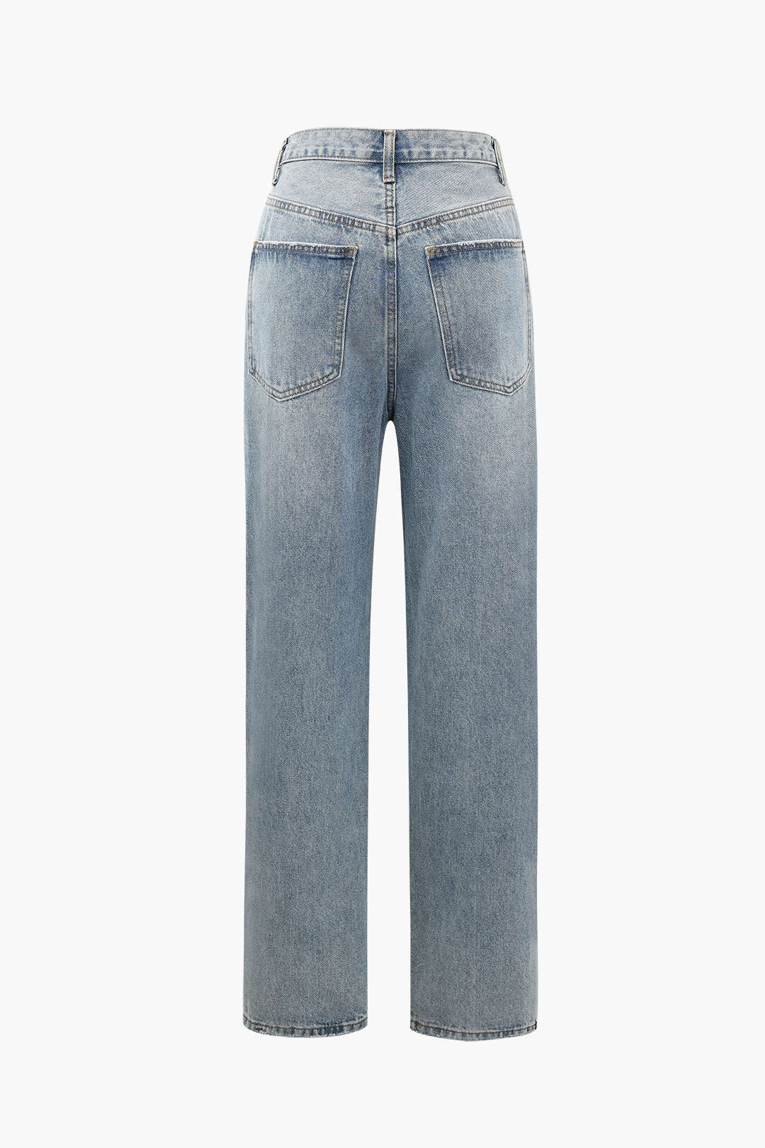 Zoë | Denim Jeans met Asymmetrische Sluiting