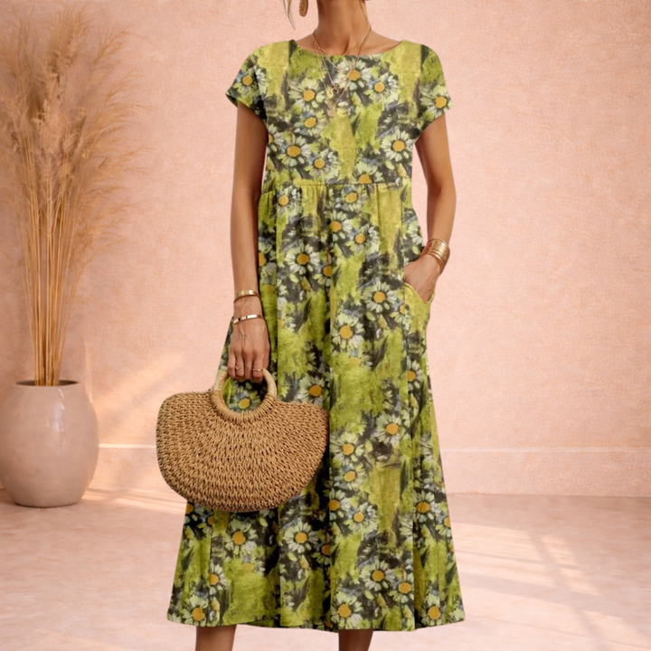 Elvina | Luchtige Maxi Jurk
