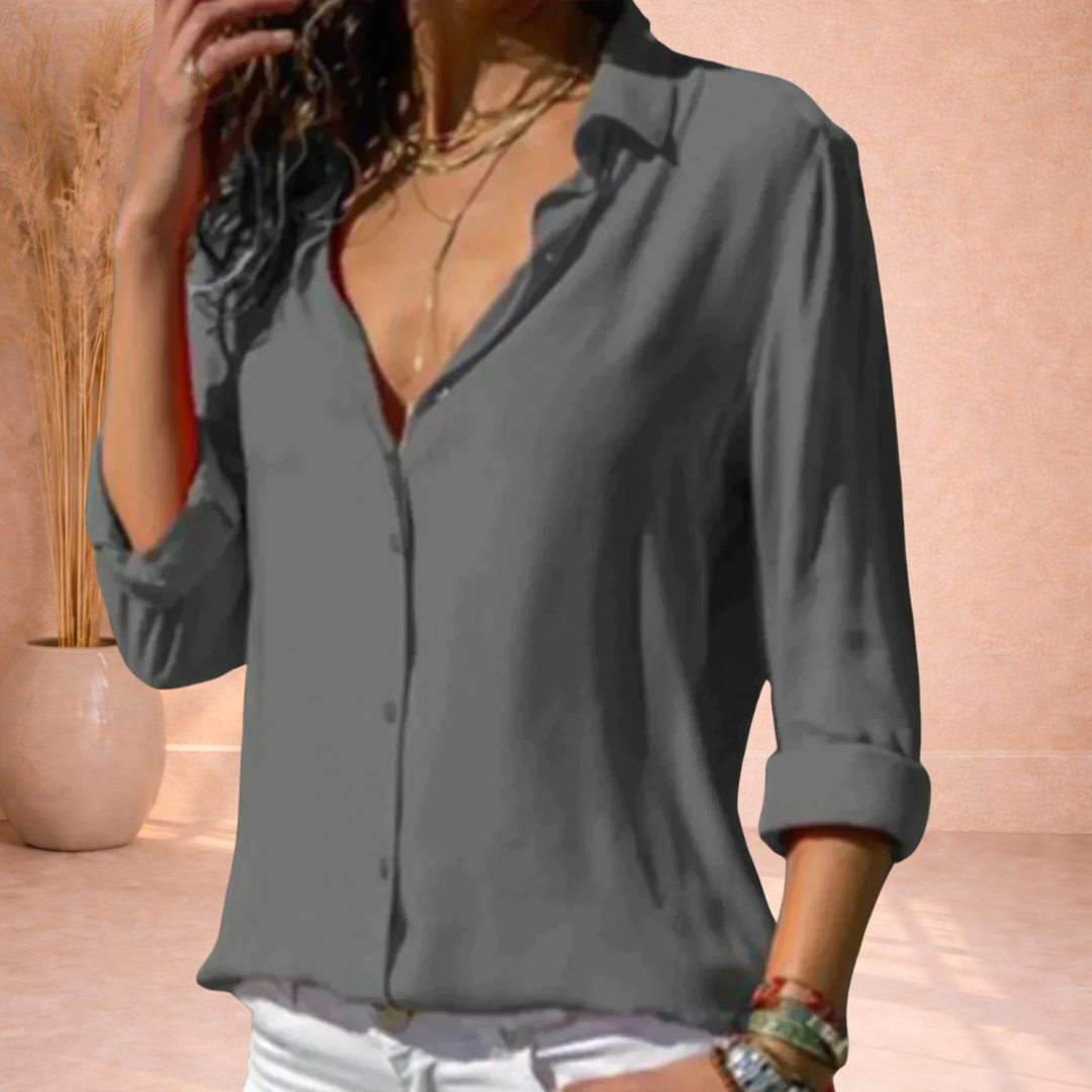 Lieke | Elegante Blouse met V-Hals
