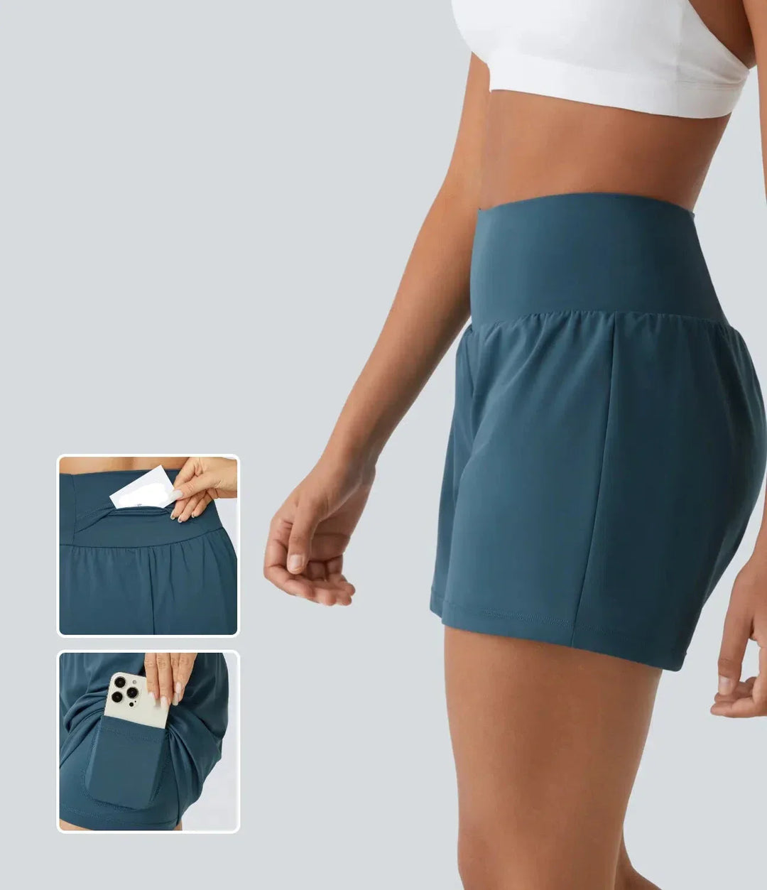 Lina | Active Pocket Shorts