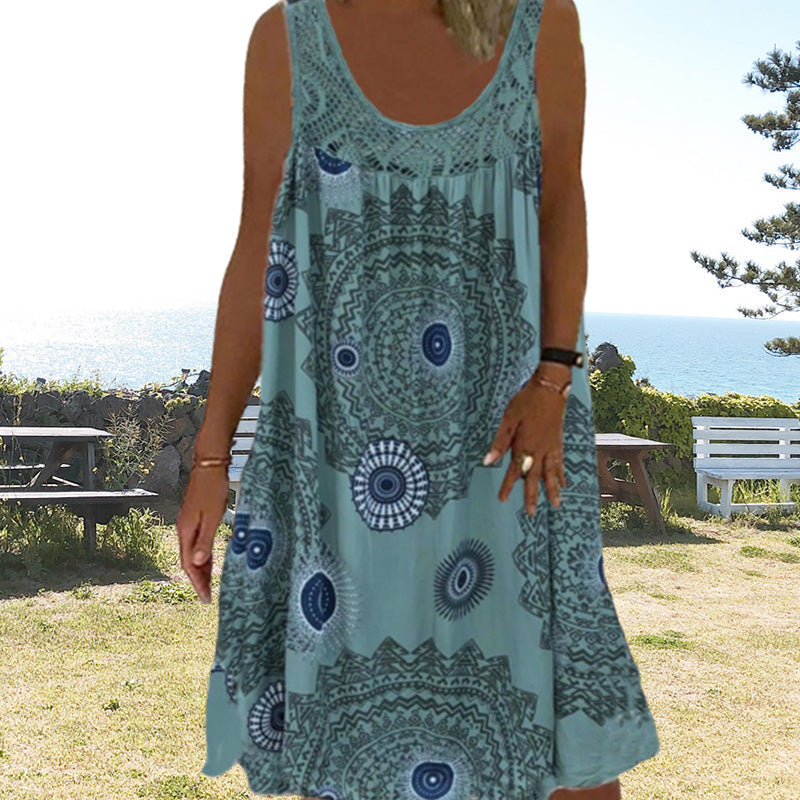Maya | Bohemian Zomerjurk met Print