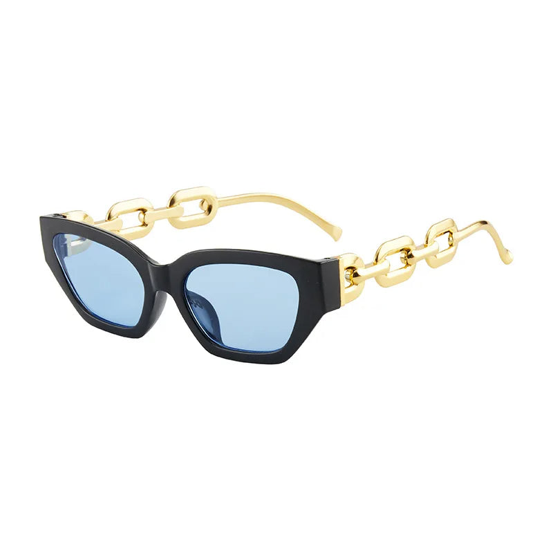 Amalia | Luxe Cat-Eye Zonnebril met Kettingdetail