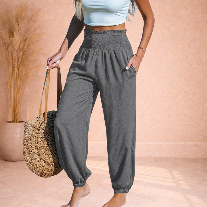 Sorelle | Luchtige High Waist Broek