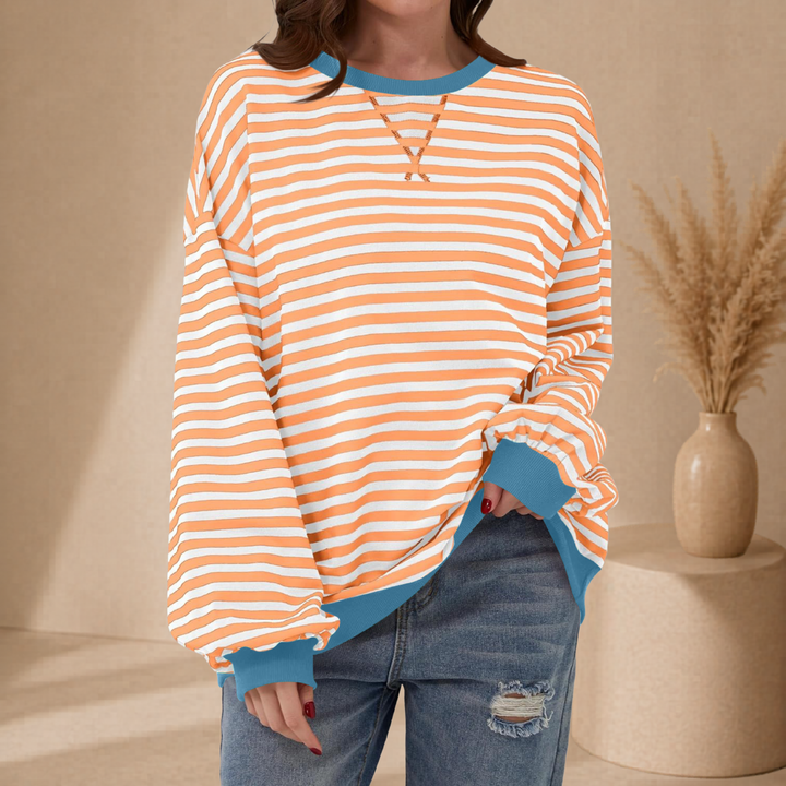 Sofie | Gestreepte Oversized Sweater