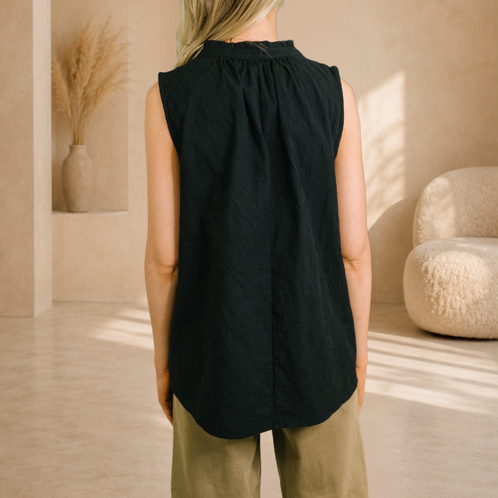 Sjoukje | Geborduurde Tank Top