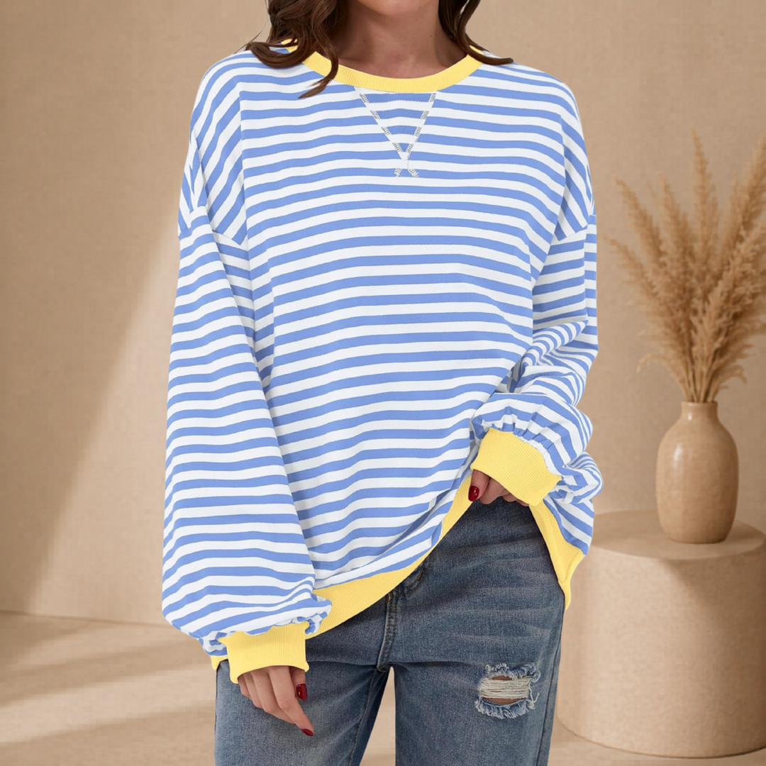 Sofie | Gestreepte Oversized Sweater