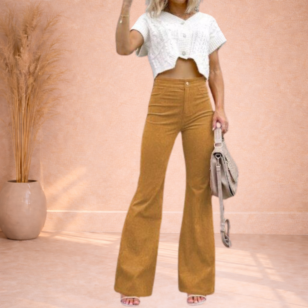 Zalina | High Waist Flare Broek
