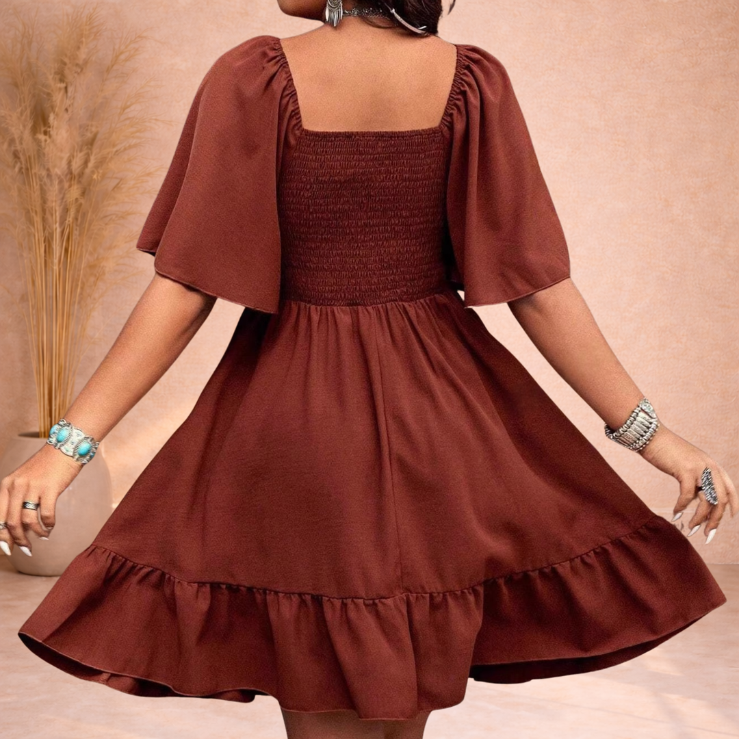 Zanira | Boho Borduur Jurk
