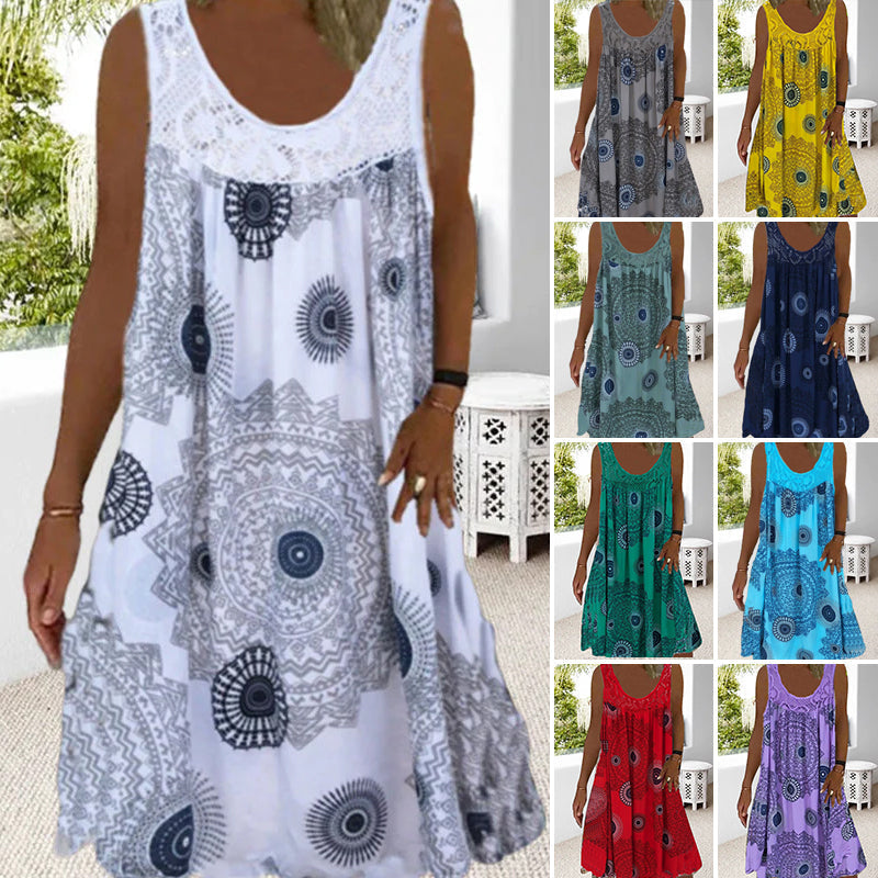 Maya | Bohemian Zomerjurk met Print