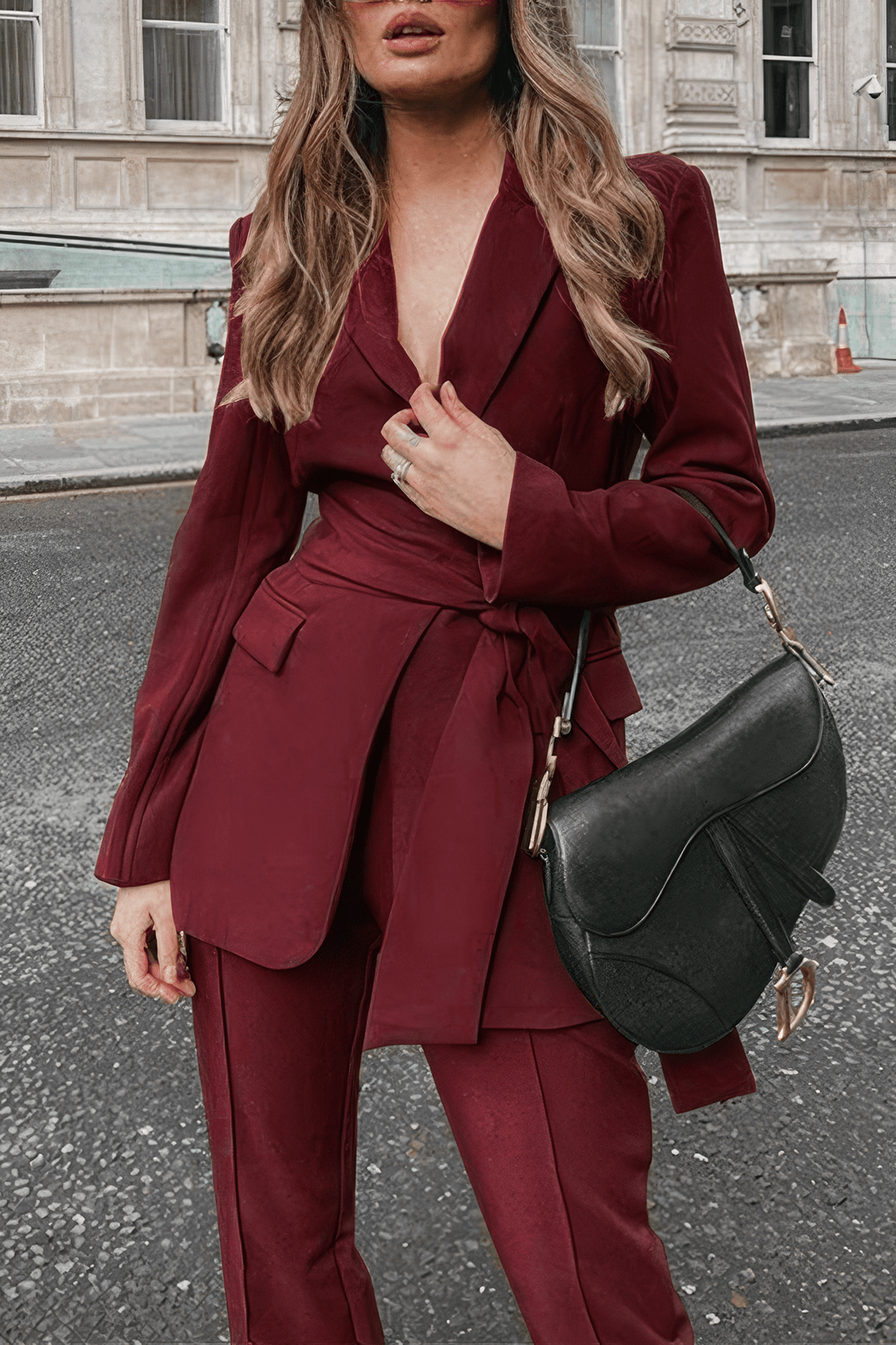 Bo | Blazer & Pantalon Set met Tailleband