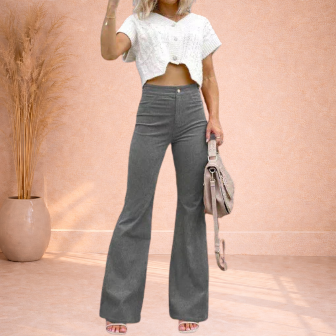 Zalina | High Waist Flare Broek