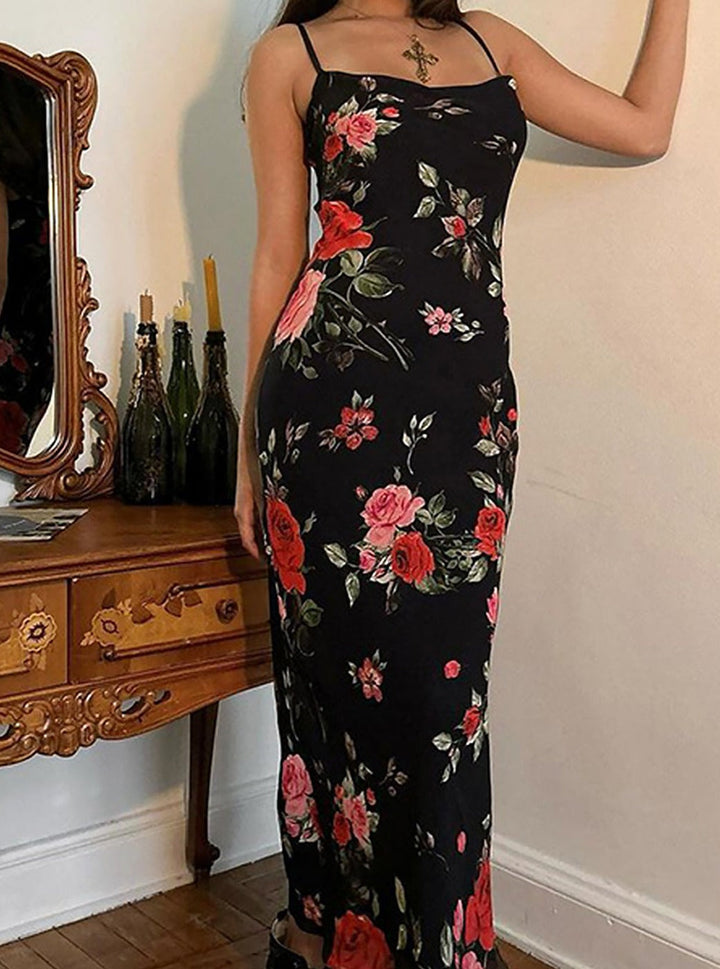 Aurora | Maxi Jurk met Romantische Bloemenprint