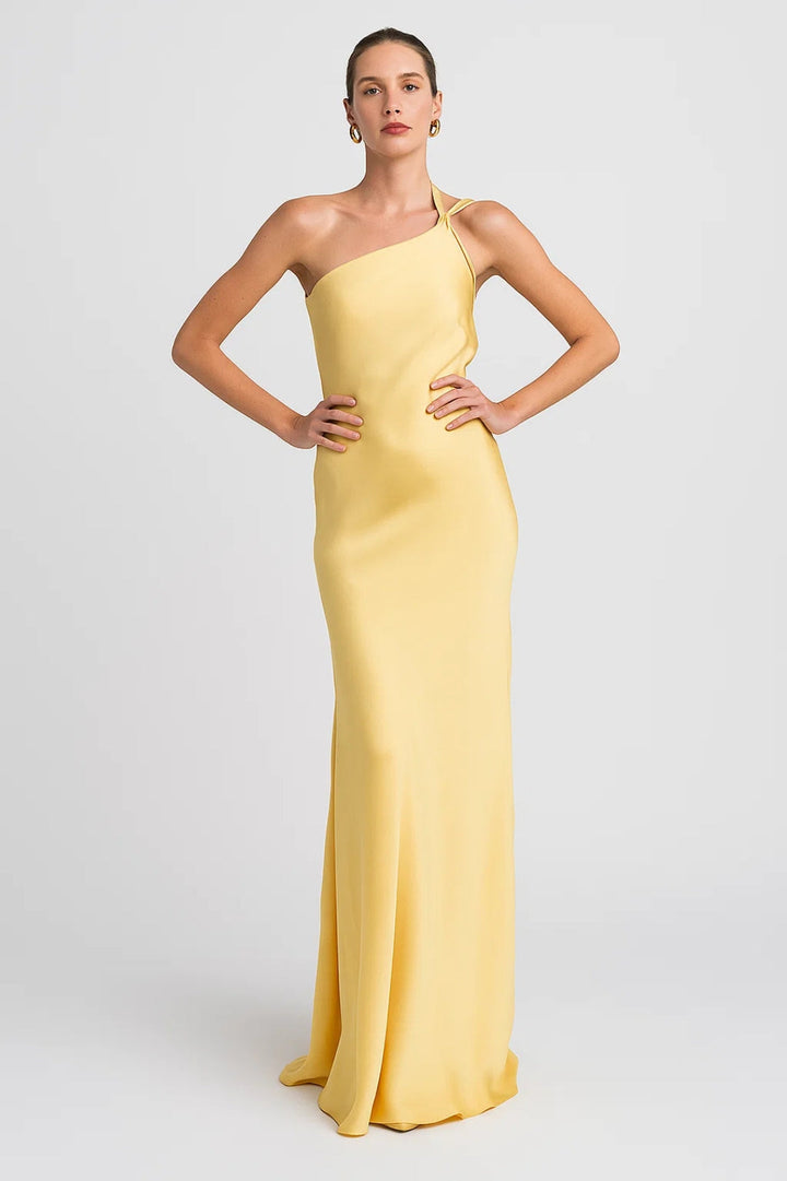 Valerie | One Shoulder Maxi Jurk