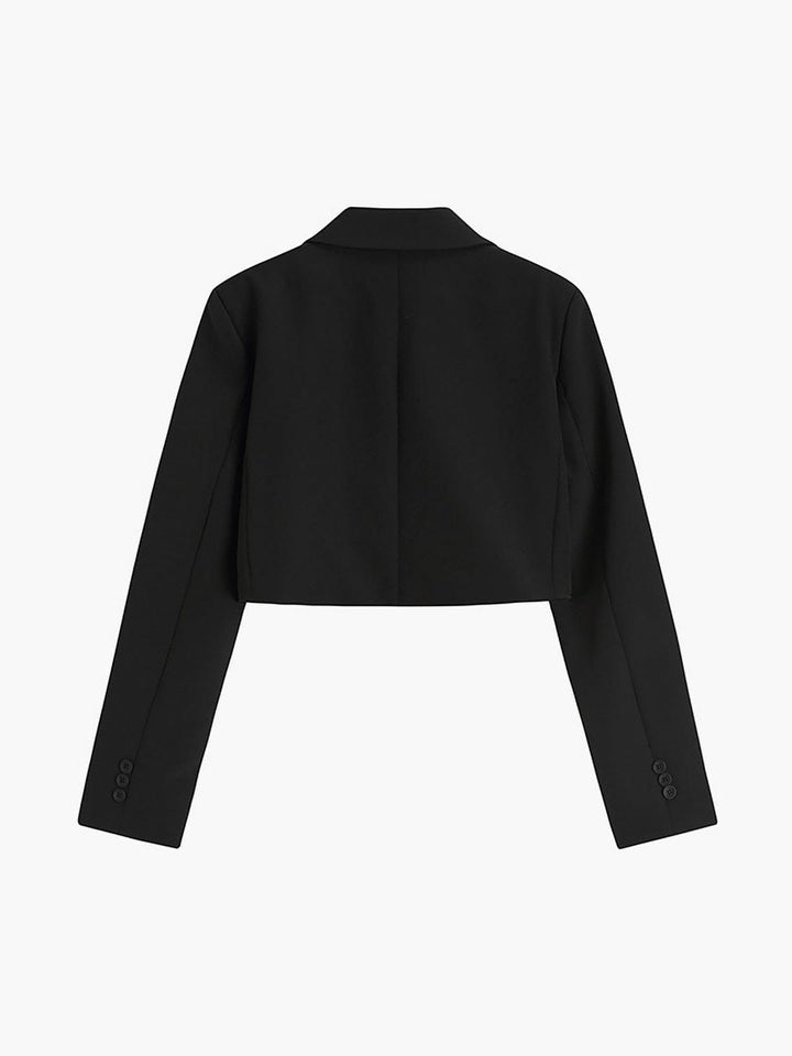 Sanne | Cropped Blazer met Moderne Pasvorm