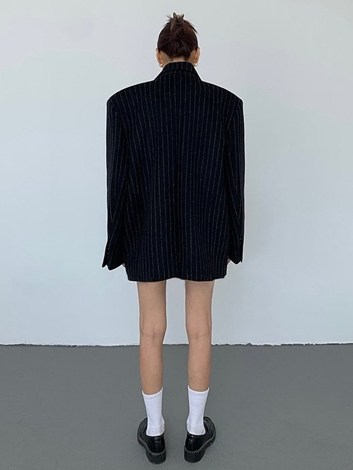 Mila | Oversized Pinstripe Blazer