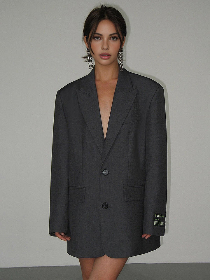 Livia | Oversized Blazer met Statement Pasvorm
