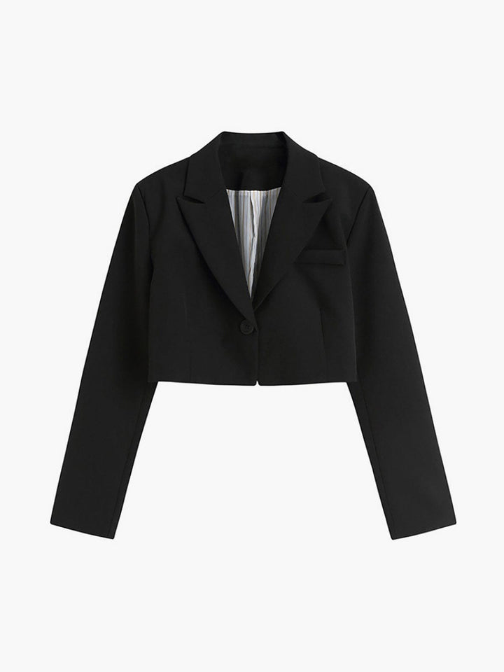 Sanne | Cropped Blazer met Moderne Pasvorm