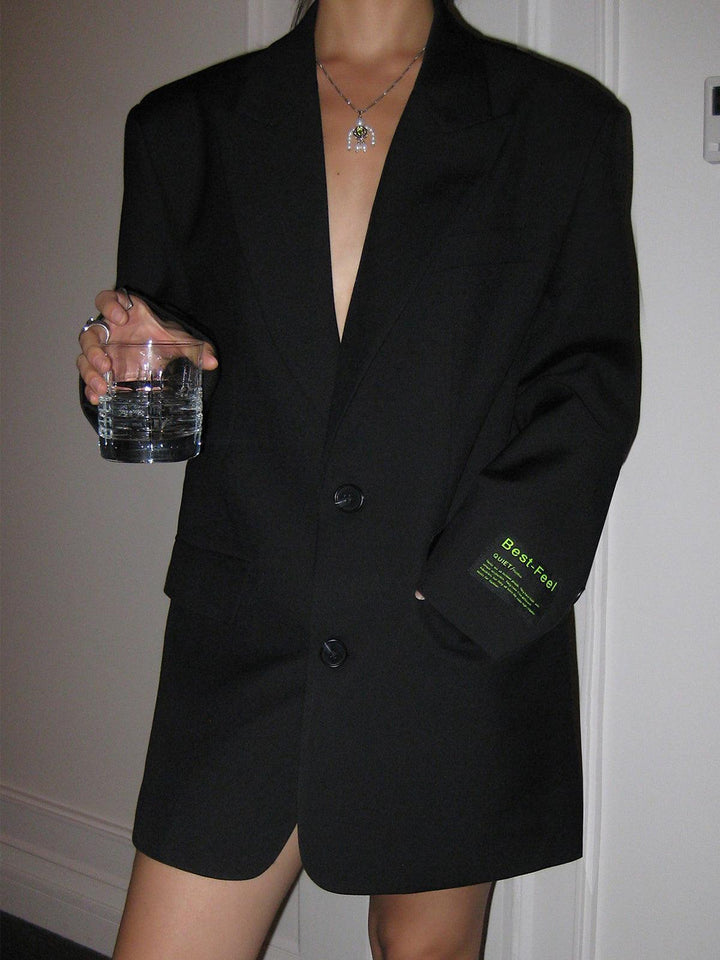 Livia | Oversized Blazer met Statement Pasvorm
