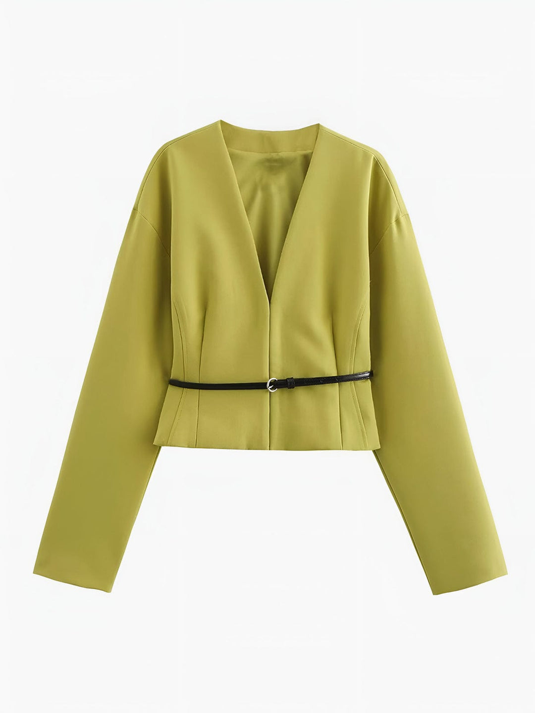 Irina | Cropped Blazer met Riemdetail