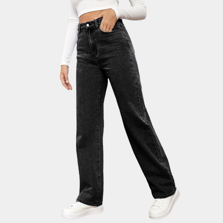 Dagmar | Hoge Taille Rechte Jeans