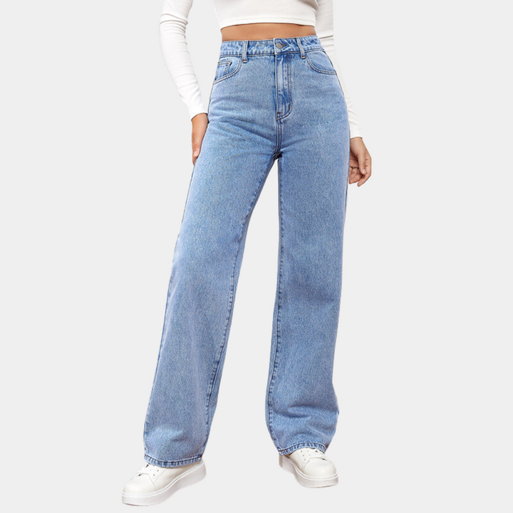 Dagmar | Hoge Taille Rechte Jeans