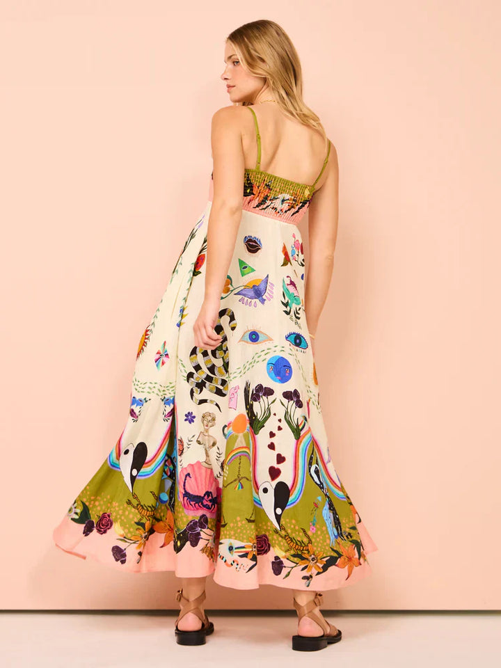 Senne | Artistieke Maxi Jurk