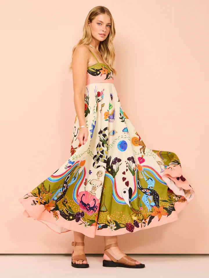 Senne | Artistieke Maxi Jurk