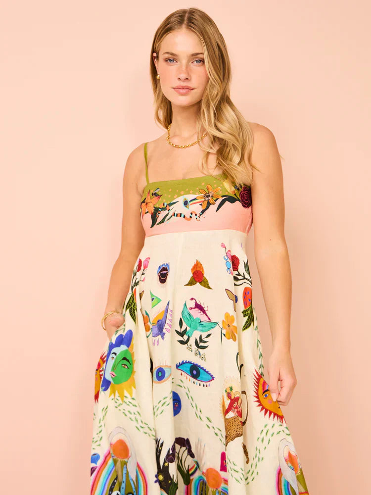 Senne | Artistieke Maxi Jurk
