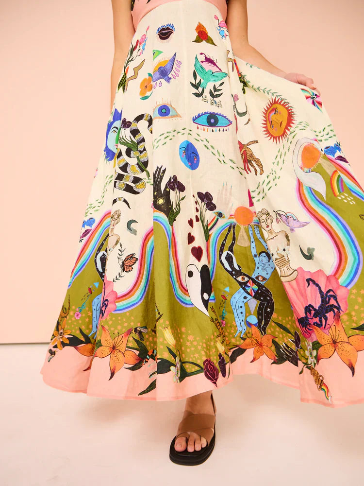 Senne | Artistieke Maxi Jurk