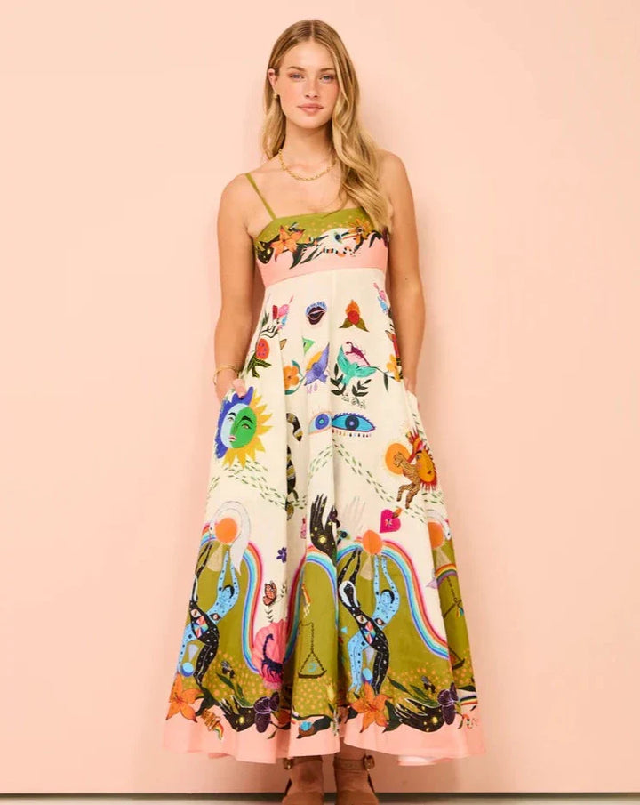 Senne | Artistieke Maxi Jurk