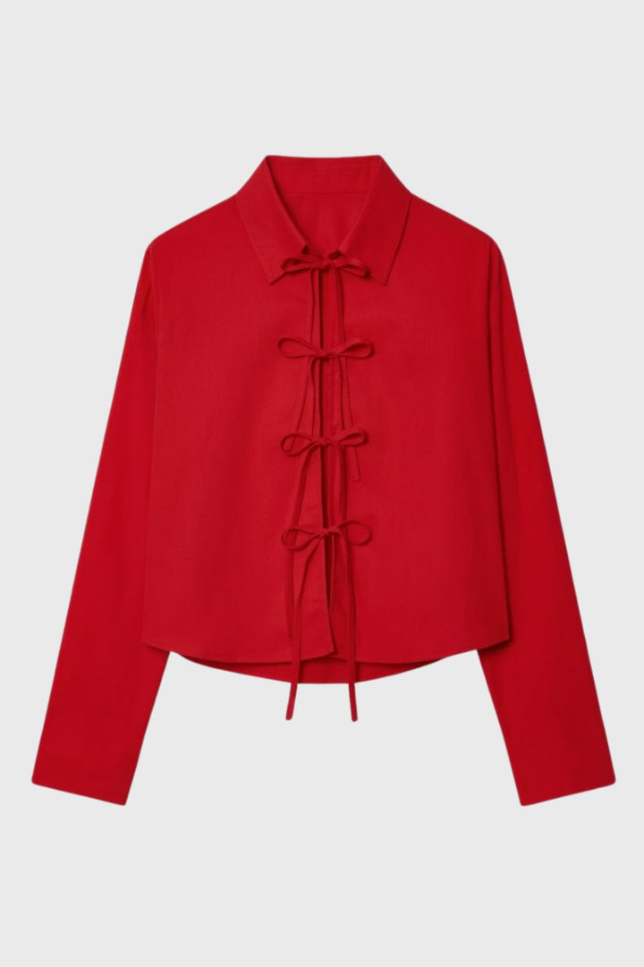 Aylin | Blouse met Chinese Knoopsluiting